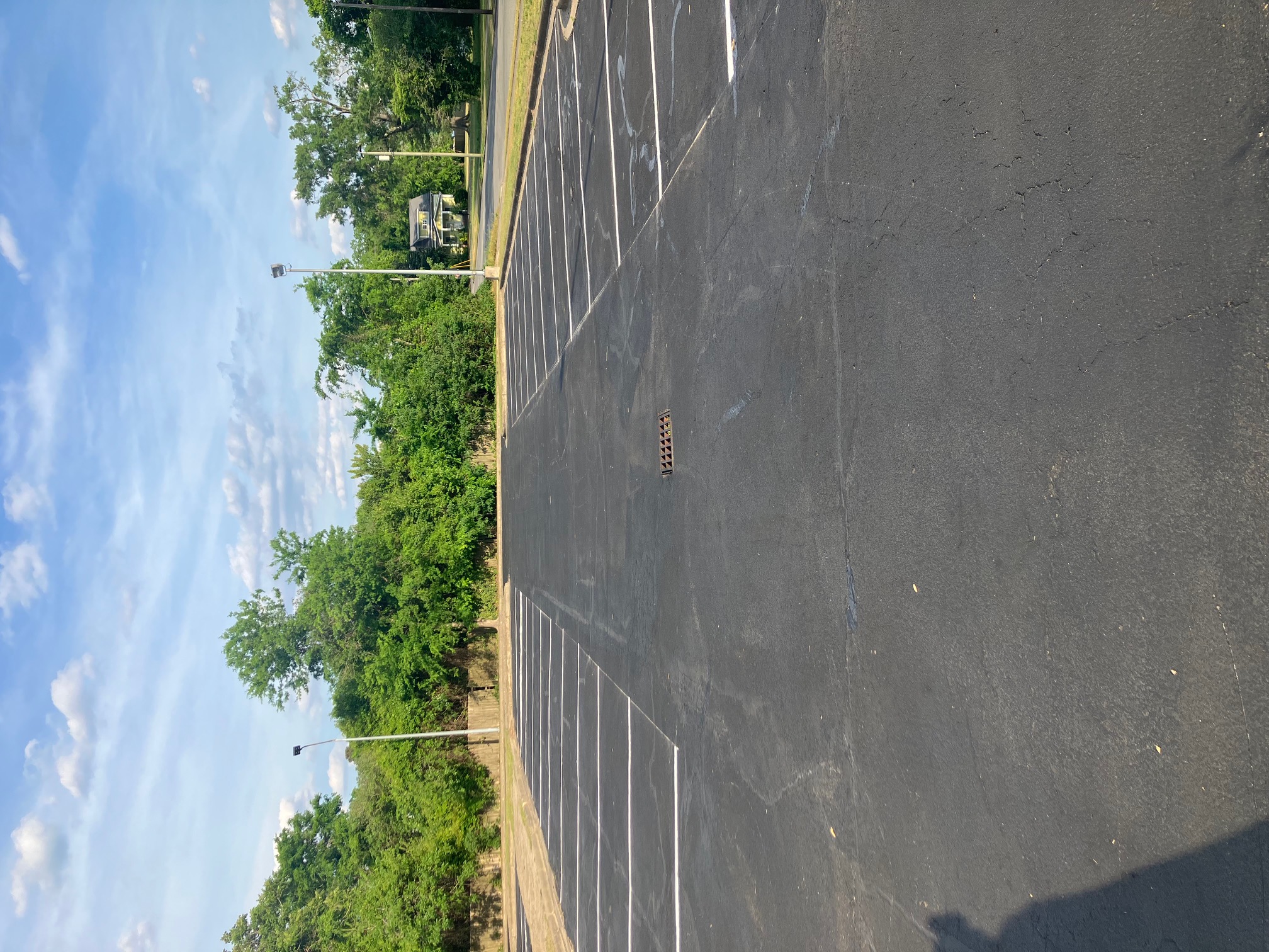 After parking lot striping and surface appearance in Greensboro NC