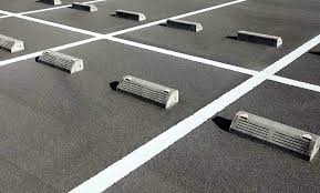 Wheel stop installation service