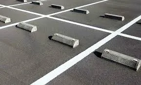 Wheel stop installation service